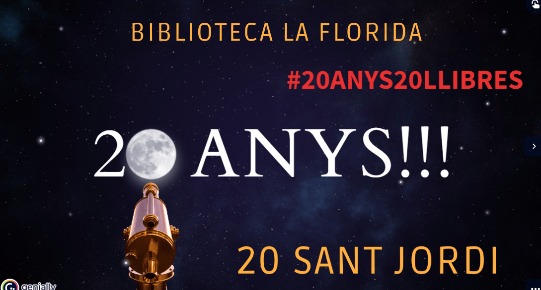 20 ANYS 20 LLIBRES DE SANT JORDI