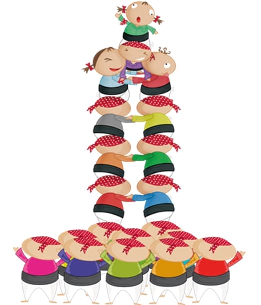 Castellers i castells