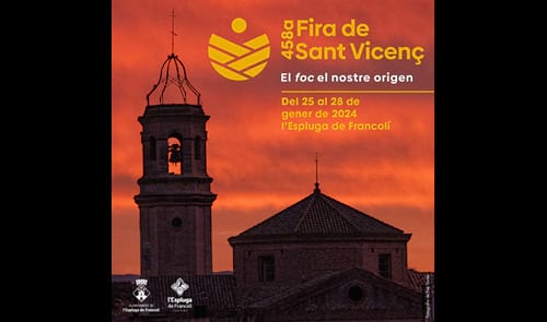 La tradició i el foc van de la mà a la Fira de Sant Vicenç de l'Espluga de Francolí