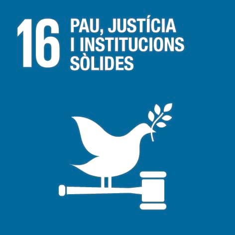 16. Pau, justícia i institucions sòlides