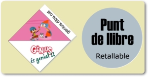 Manualitat punt de llibre retallable